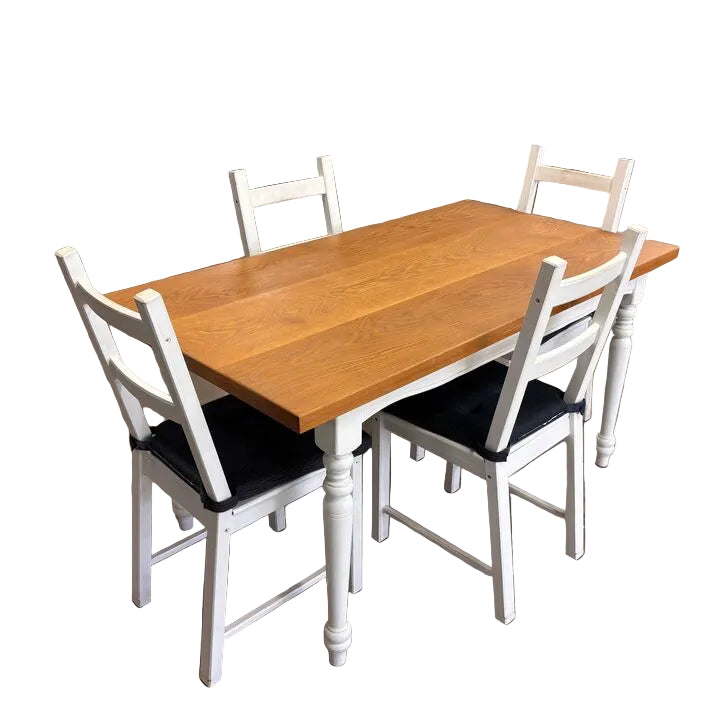 Farmhouse 5-Piece Dining Table Set