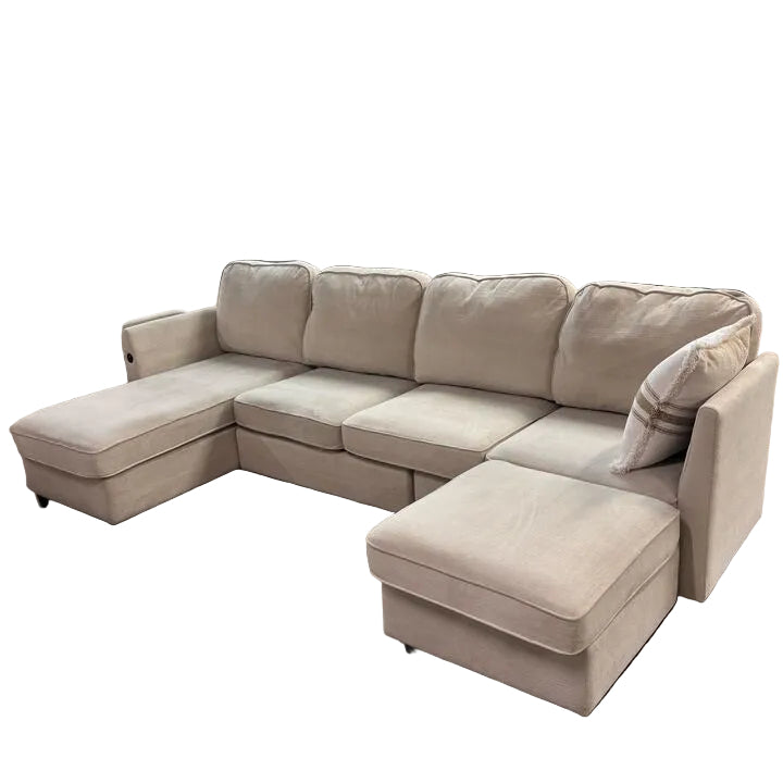 Living Spaces U-Shaped 3-Piece Sectional
