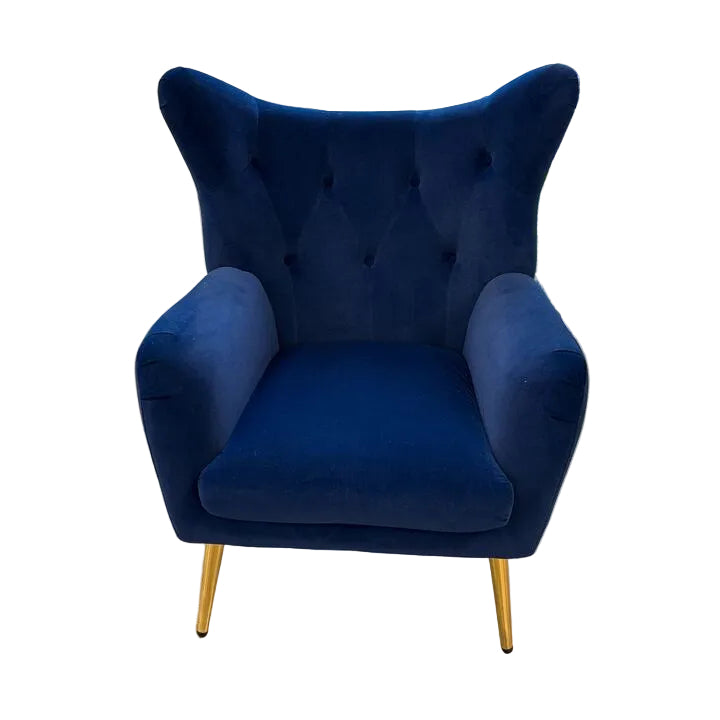 Karat Homes Aviana Velvet Armchair