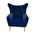 Karat Homes Aviana Velvet Armchair