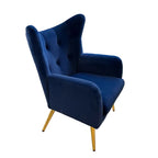 Karat Homes Aviana Velvet Armchair