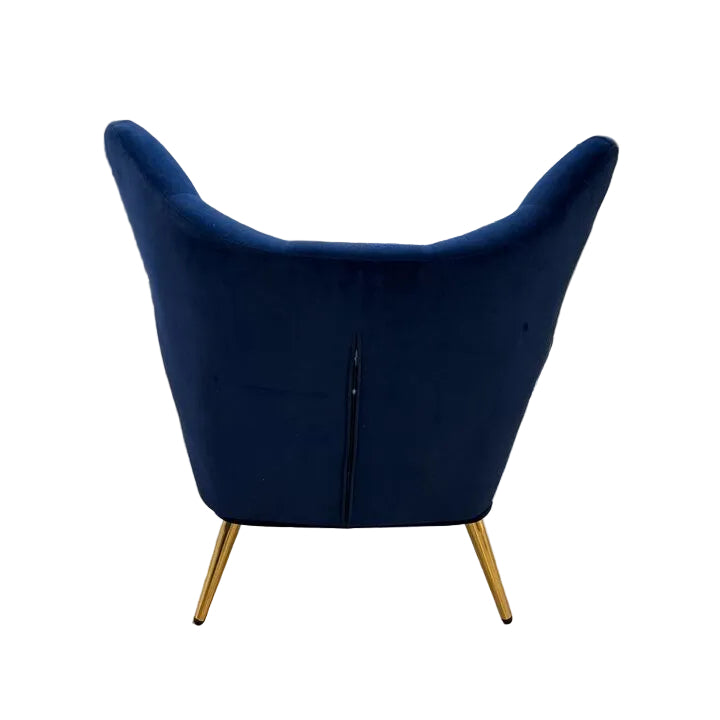 Karat Homes Aviana Velvet Armchair