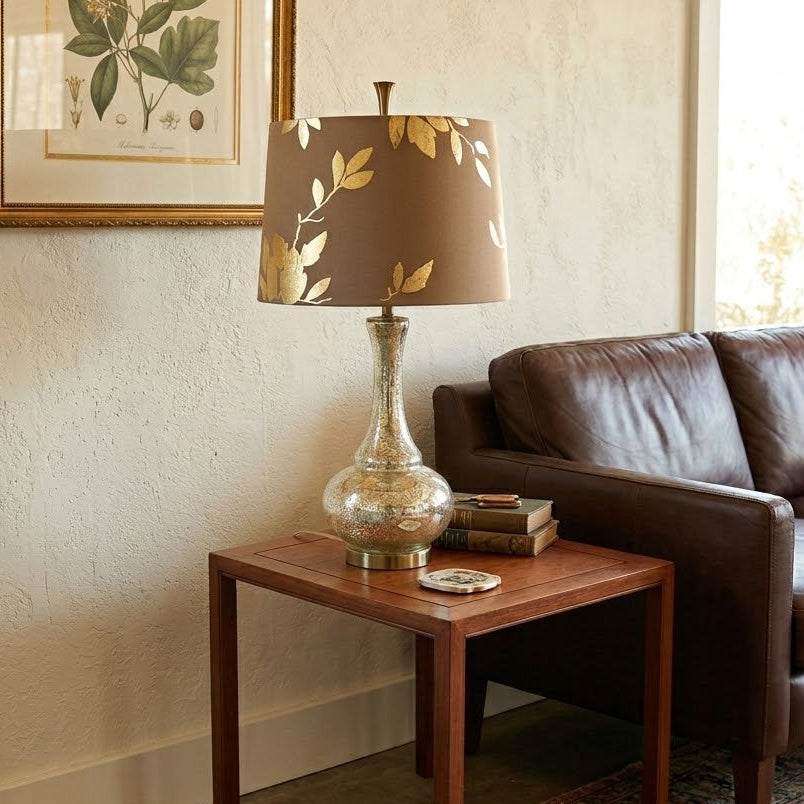 Pier 1 Imports Gold Leaf Lamp