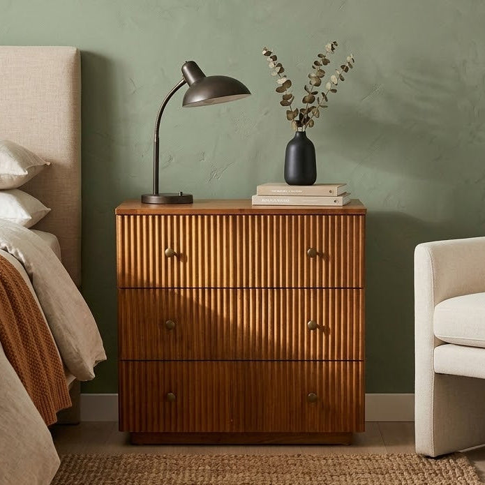 Huala Home Camille Nightstand W/ Outlet