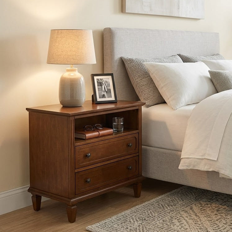 Jayden Creation Farmhouse Nightstand