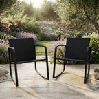 Latitude Run Patio Rocking Chairs Set Of 2