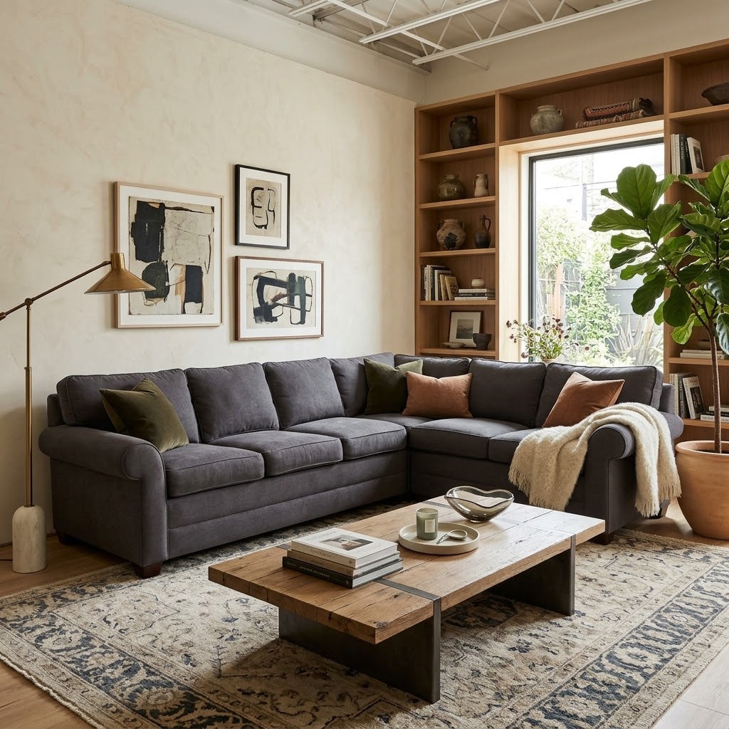 Ethan Allen 3 Piece Sectional