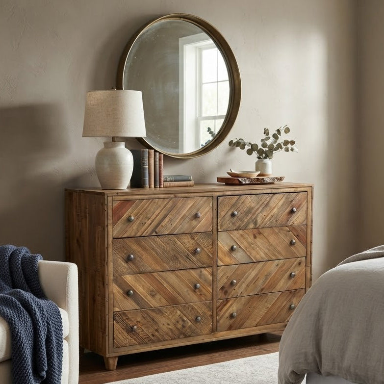 Ashley Furniture Rustic Brown Dresser