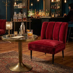 Chairish Red Cocktail Chair