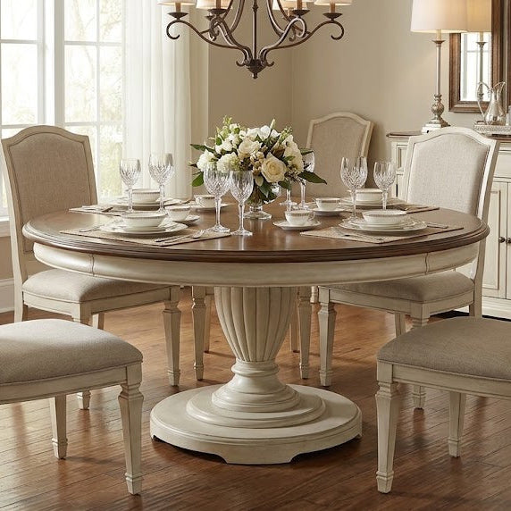 Art Furniture Round Extendable Dining Table