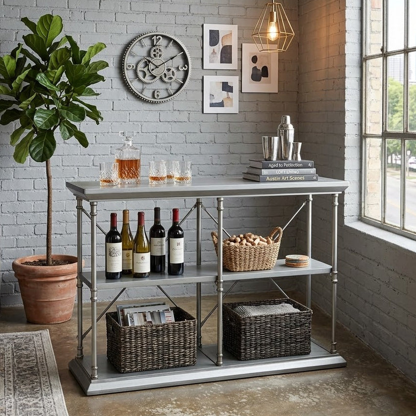Convenience Concepts 3 Tier Metal Bookshelf