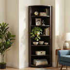 Groupe Lacasse Curved Corner Bookcase