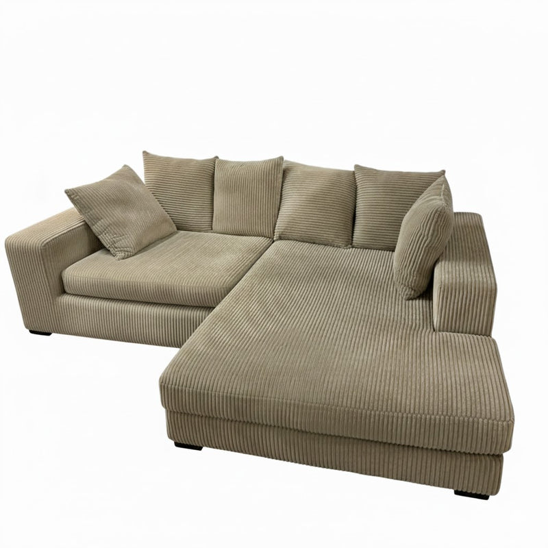Luxe Microsuede Sectional