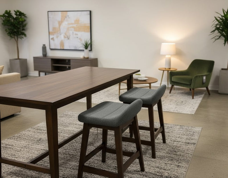 Lyncott Counter Height Upholstered Bar Stool