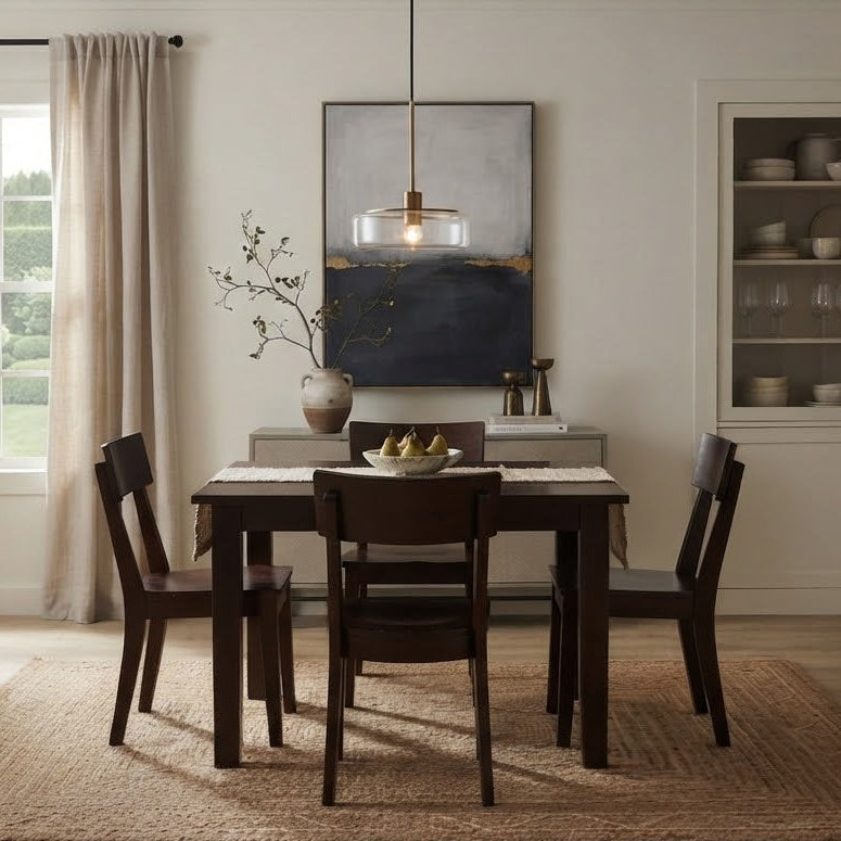 Corliving 5 Piece Expendable Dining Set