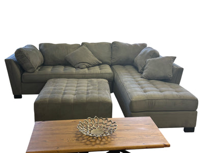 Sheridan Place Sleeper Sectional + Ottoman