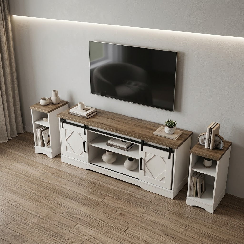 Allstand Farmhouse Tv Console