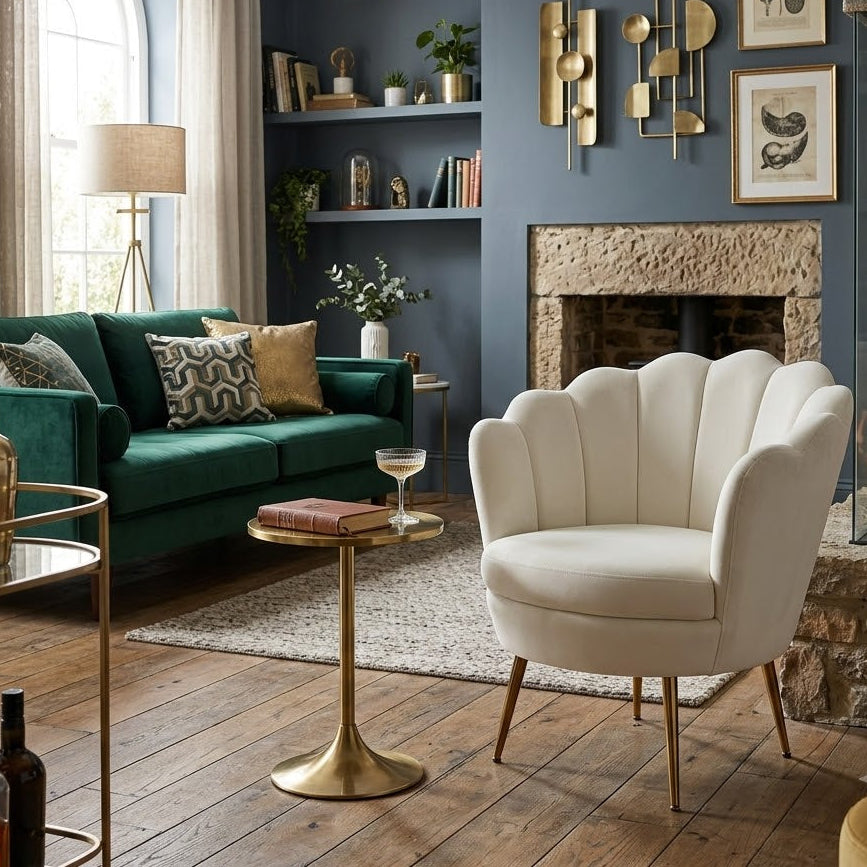 Karat Homes Accent Barrel Chair