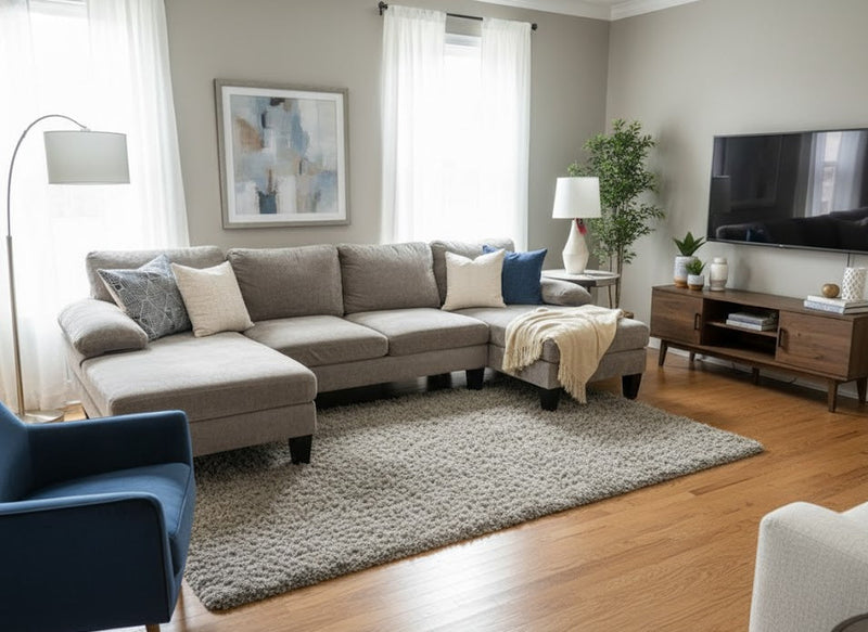 Ahupendra 3 Piece Upholstered Sectional